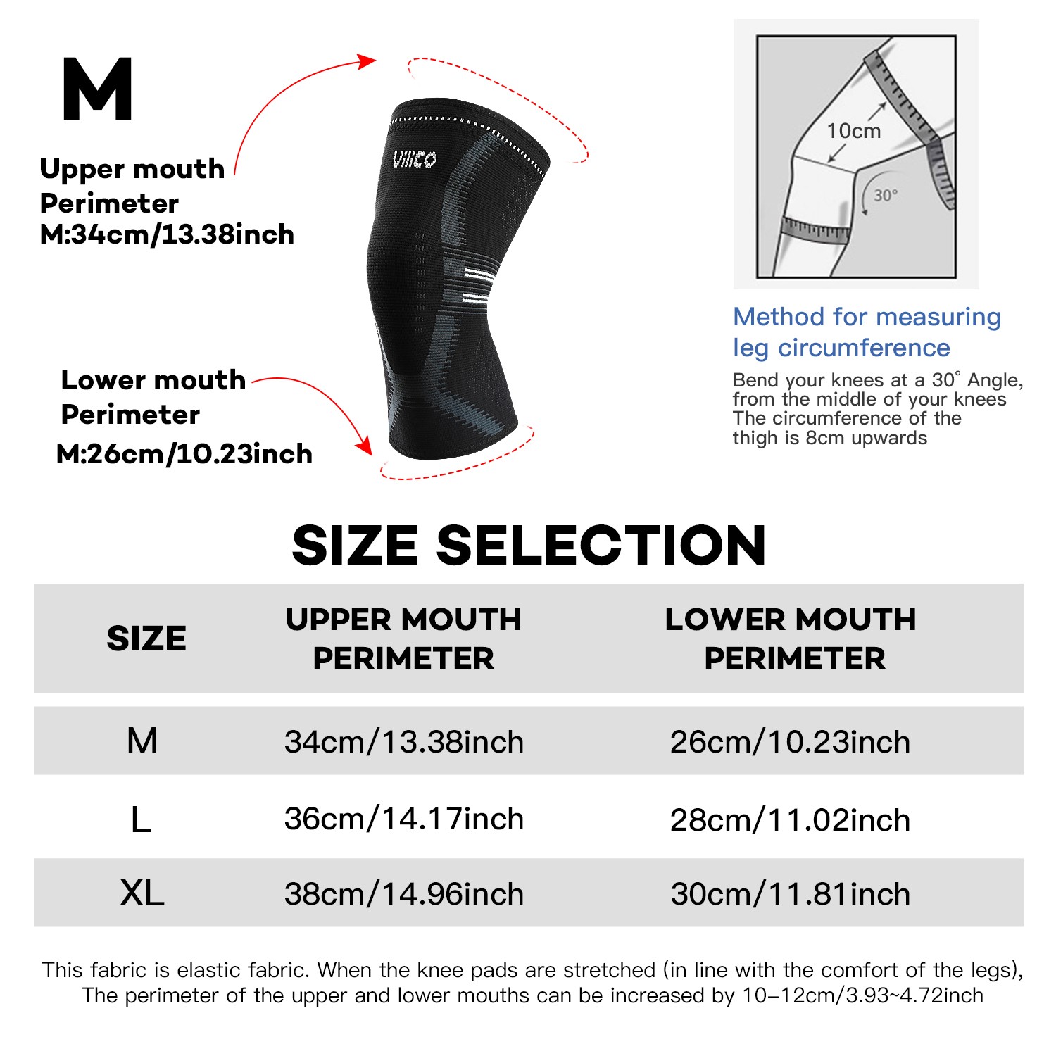 Compression Knee Support Sleeve Knee Pads Basketball Volleyball Sports Protector