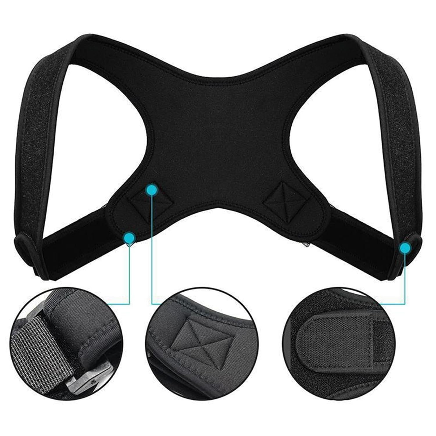 Back Posture Corrector Shoulder Straight Support Brace Belt Therapy Men Women