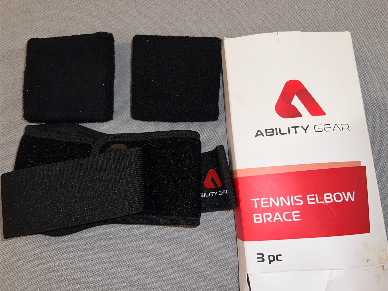 Ability Gear Tennis Elbow Brace + Wristband