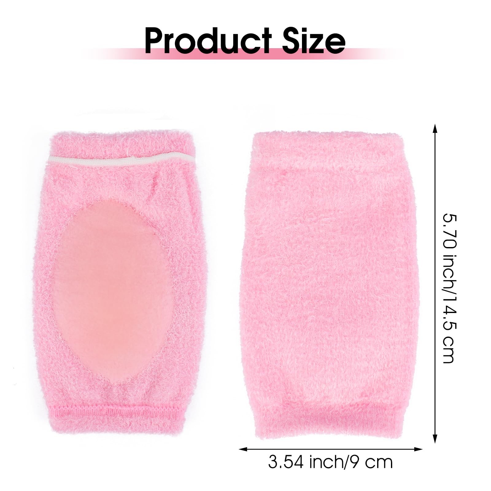 Gjinxi 1 Pair Gel Elbow Sleeves for Women, Soft Gel Elbow Pads for SPA Moistu…