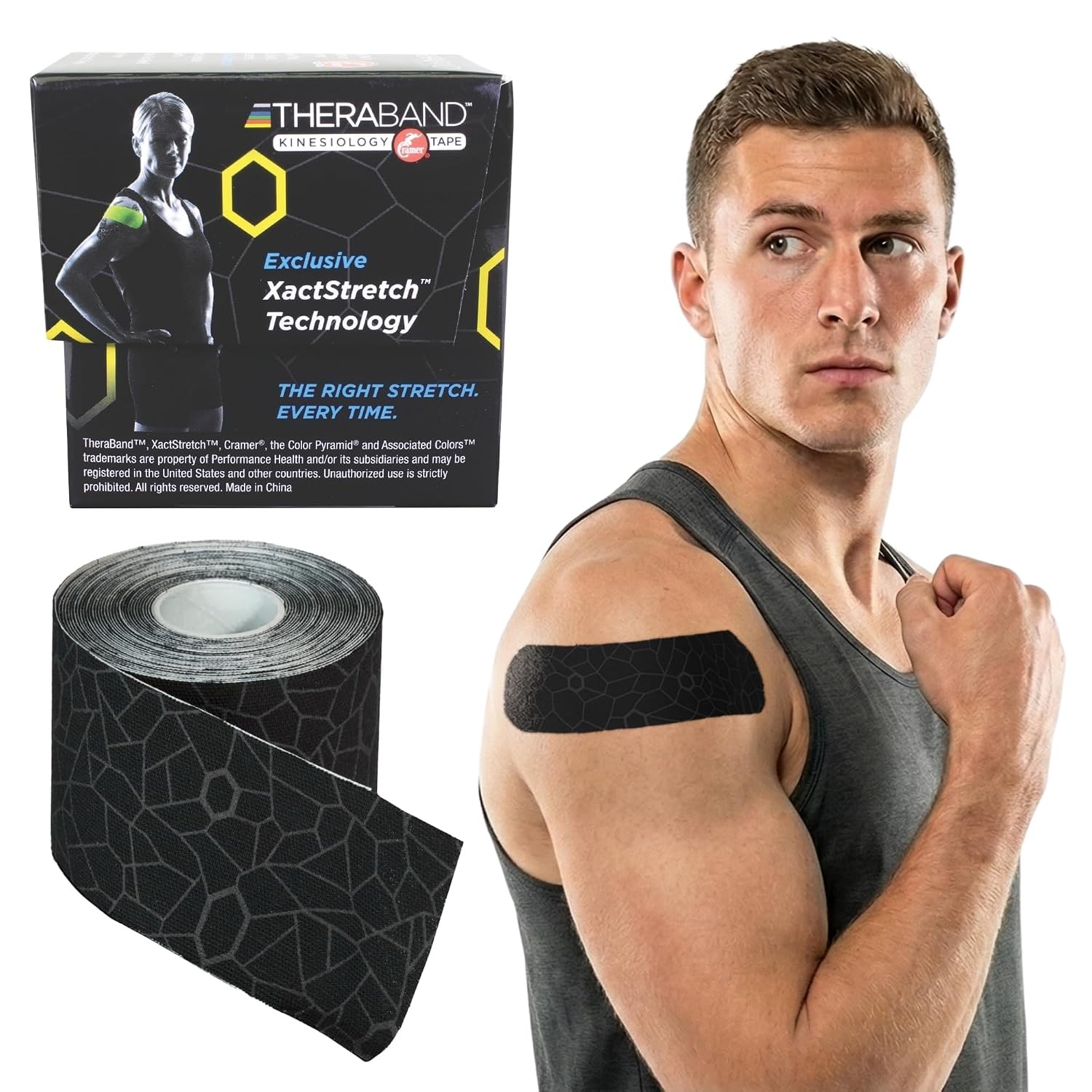 Kinesiology Tape Waterproof Physio for Muscle & Joint Support Standard Roll with