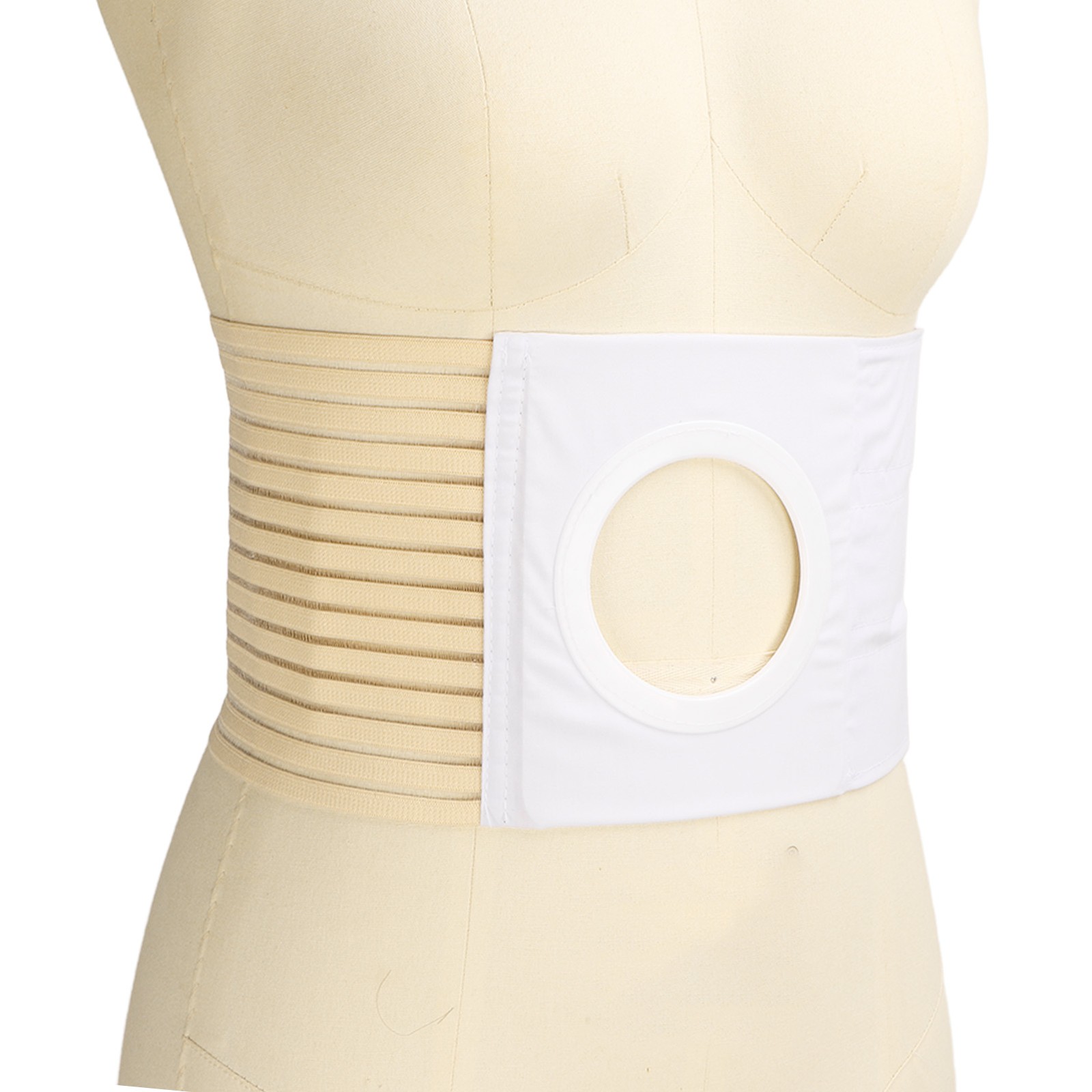 Ostomy Hernia Support Belt Adjustable Breathable Absorb Sweat Elastic Hernia