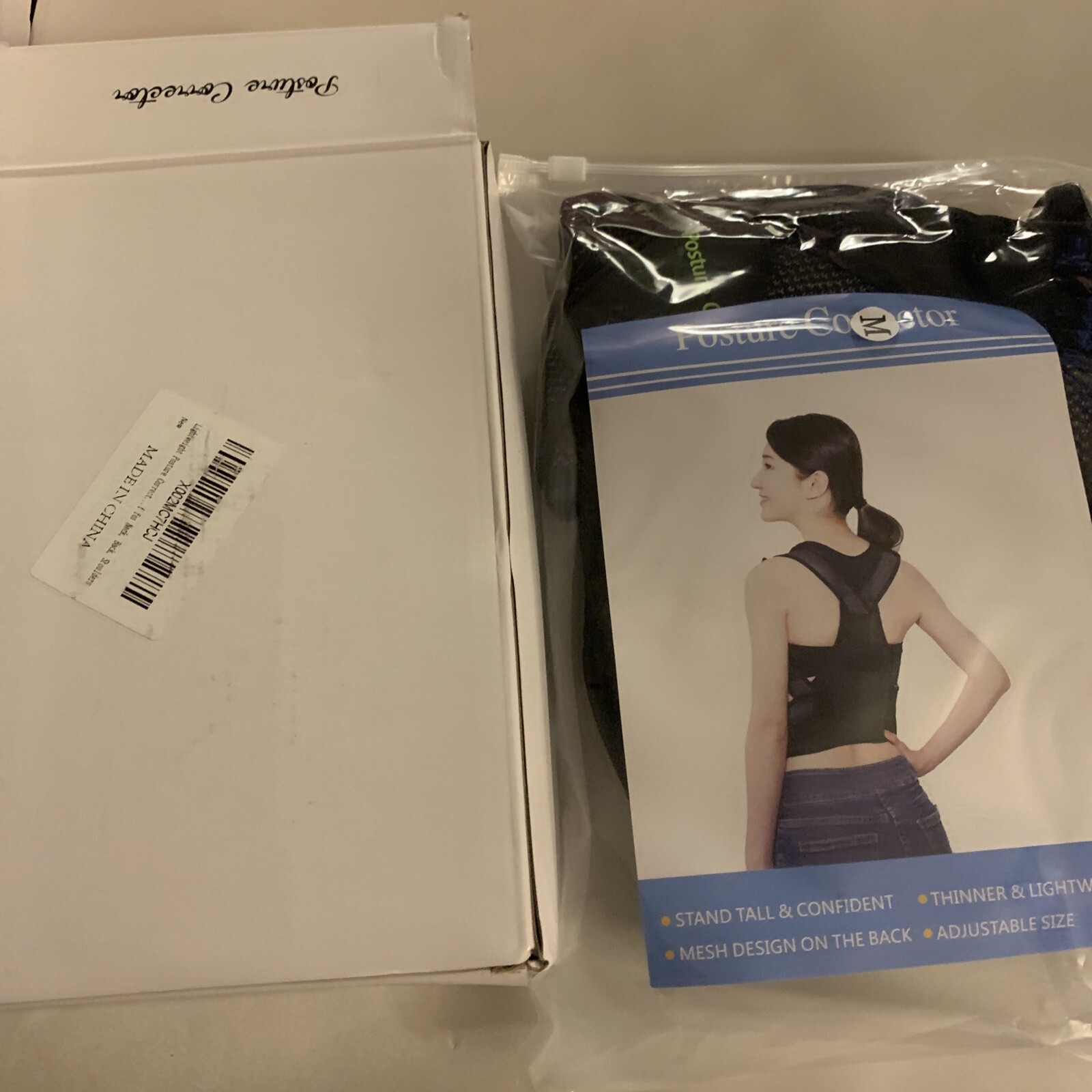 posture corrector womens size m stand tall and confident lightweight adjustable