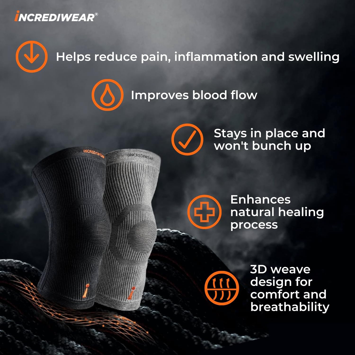 Knee Sleeve – Knee Braces for Knee Pain, Joint Pain Relief, Swelling, Inflammati
