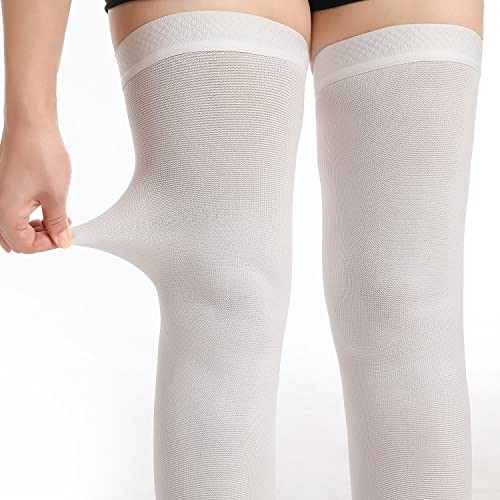 TED Hose Thigh High Anti Embolism Stockings for Women & Men, Large (1 Pair)