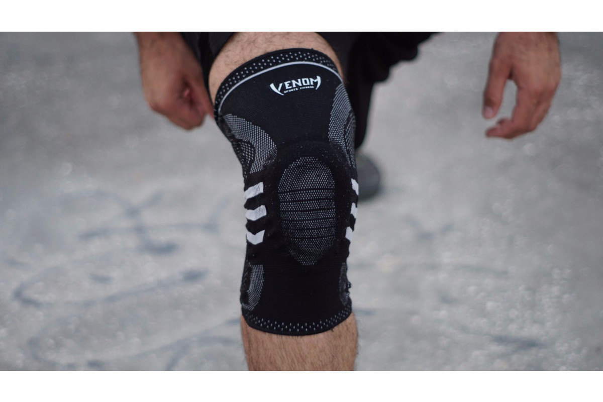 Venom Sports Fitness Knee Brace Compression Sleeve Support