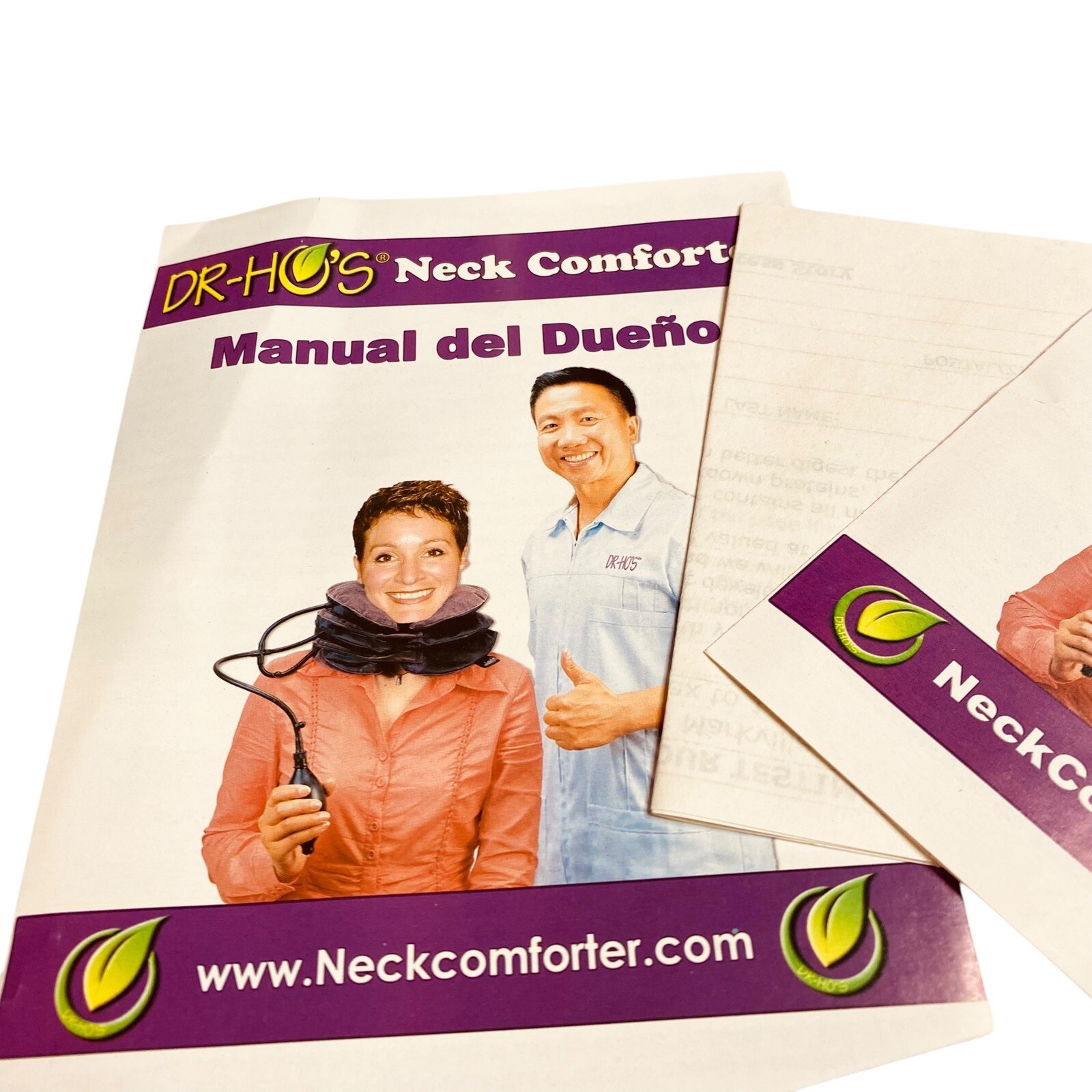 Dr-HO’s Neck Comforter Traction Device w/ CD Manual & Book for Neck Pain Relief