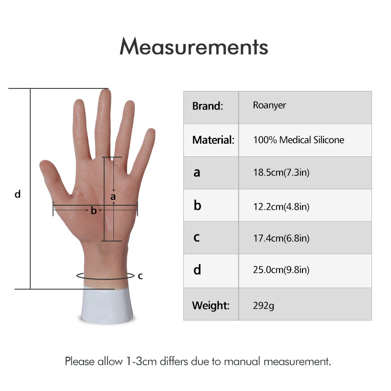 KnowU Silicone Gloves Female Realistic Cover Scars For Crossdresser Transgender