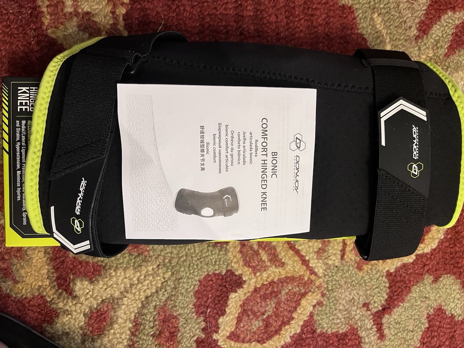 DonJoy Performance Bionic Comfort Bilateral Hinged Knee Wrap – L/XL