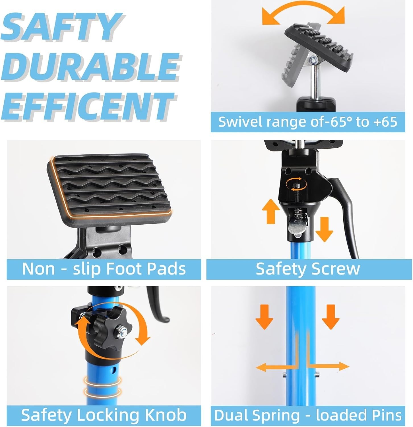 Telescopic Support Poles 49.2-114.2 in – Ideal for Cabinets & Cargo Applications