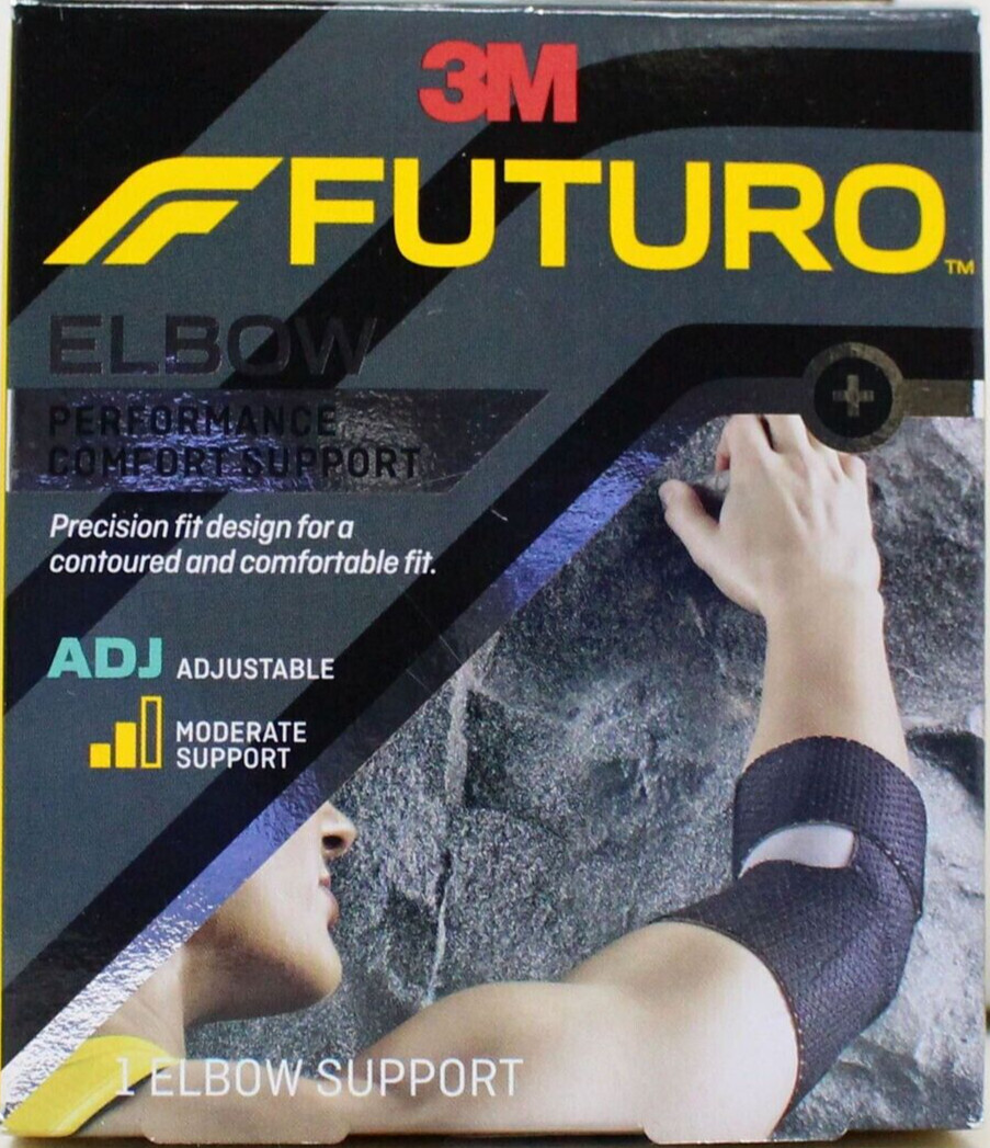 3M Futuro Adjustable Elbow Performance Comfort Moderate Support Fit both Elbow