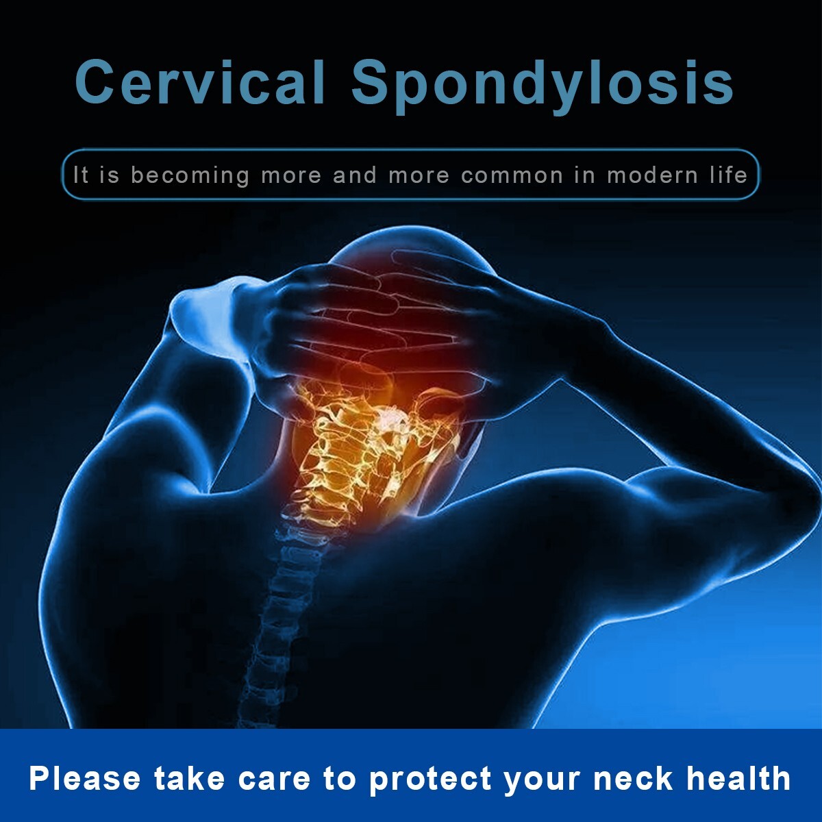 VELPEAU Neck Brace Cervical Collar – Enhanced Support, Relieves Spine Pressure