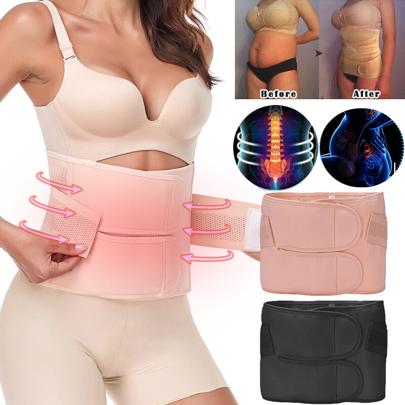 Postpartum Belly Band Abdominal Binder Post Surgery Wrap Recovery Support Belt