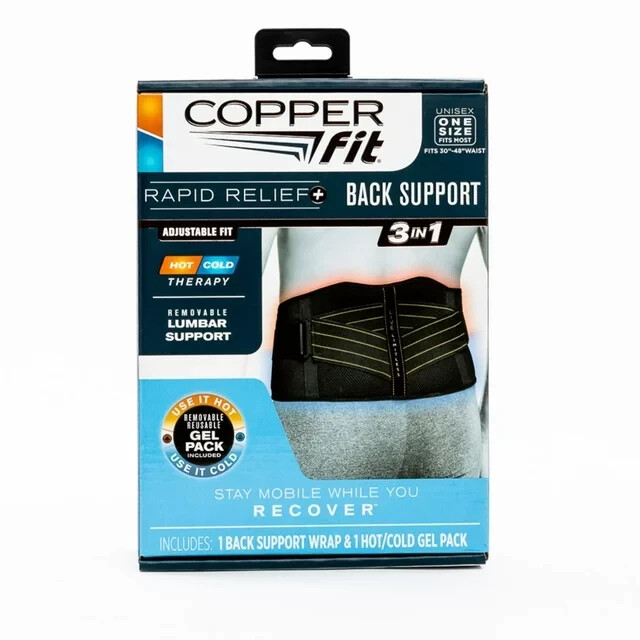 Copper Fit Rapid Relief + Back Support