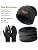 Winter Beanie Hat Circle Scarves Touchscreen Gloves Set, Warm Thick Fleece Lined