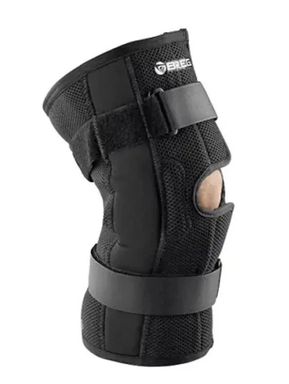 NEW – Breg Ref #11237 ECONOMY HINGED WRAPAROUND KNEE BRACE Size: XXXL / 3XL