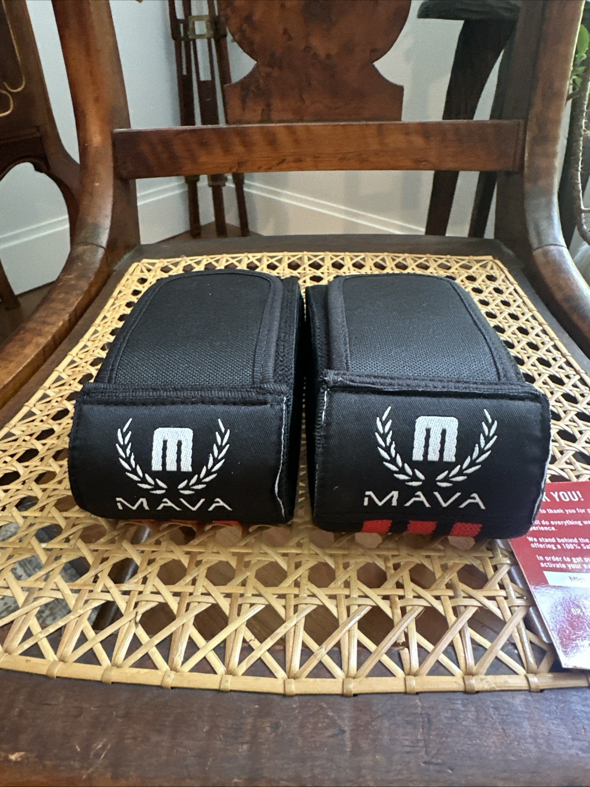 Mava Sports Knee Wraps for Men & Women, 72″ Elastic Support, Pair