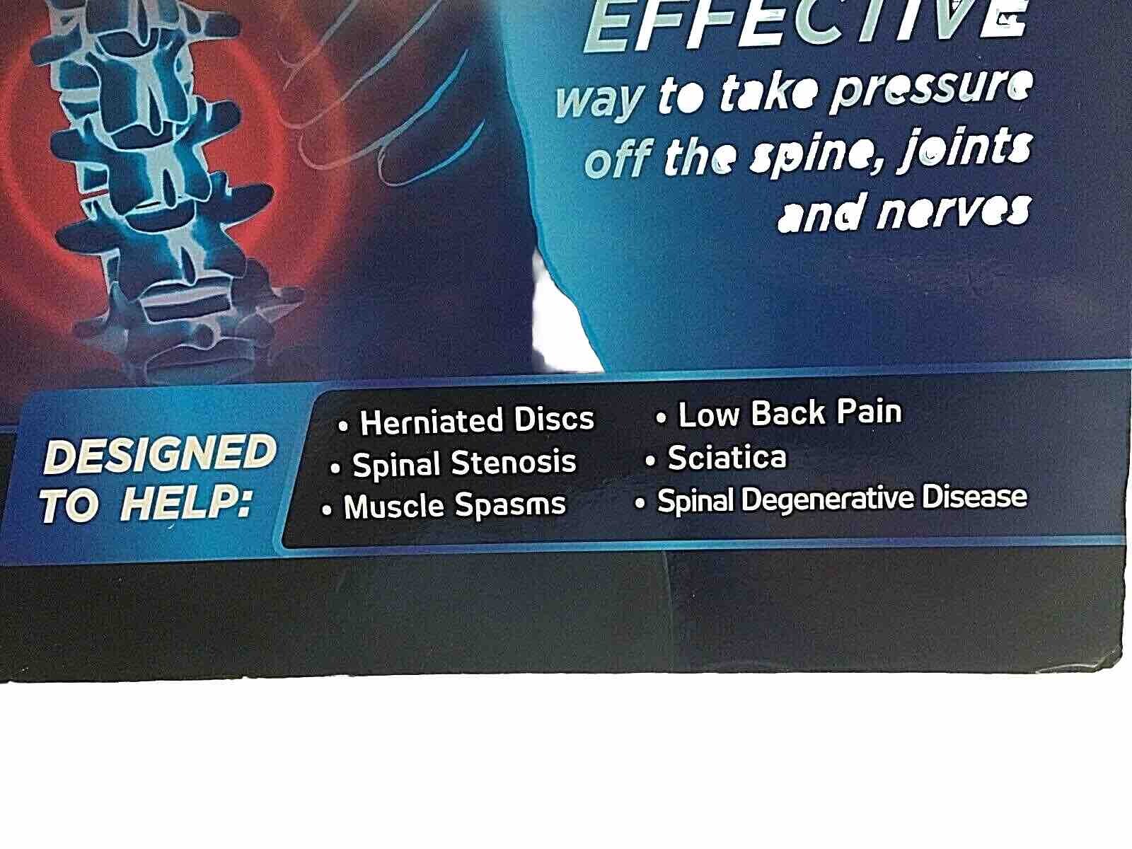 LO-BAK TRAX Portable Spine Traction Device w/ Instructional DVD Sciatica