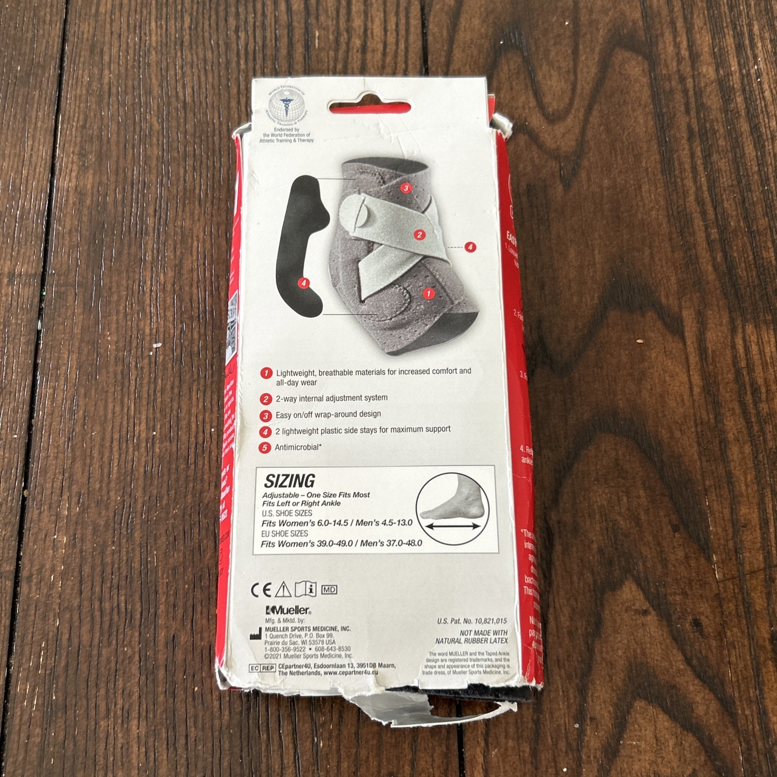 Mueller Sport Care Adjustable Ankle Stabilizer One Size