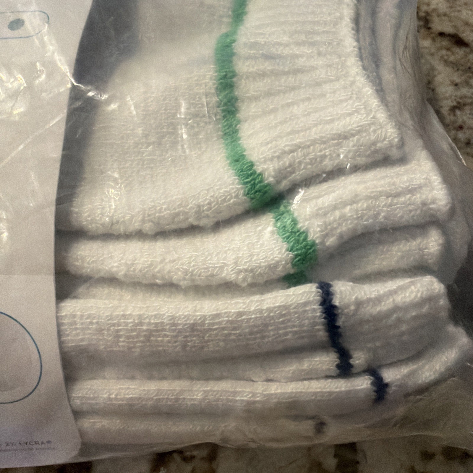 Bundle of 12 ALPS Prosthetic Coolmax Sock MED Short w/ hole NEW Factory Sealed