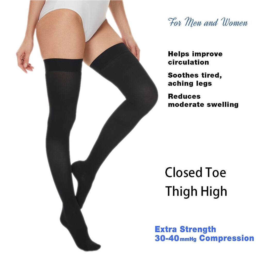 Athletic Compression Socks Sports Solid Mid Calf Long Tube Stockings Women Men