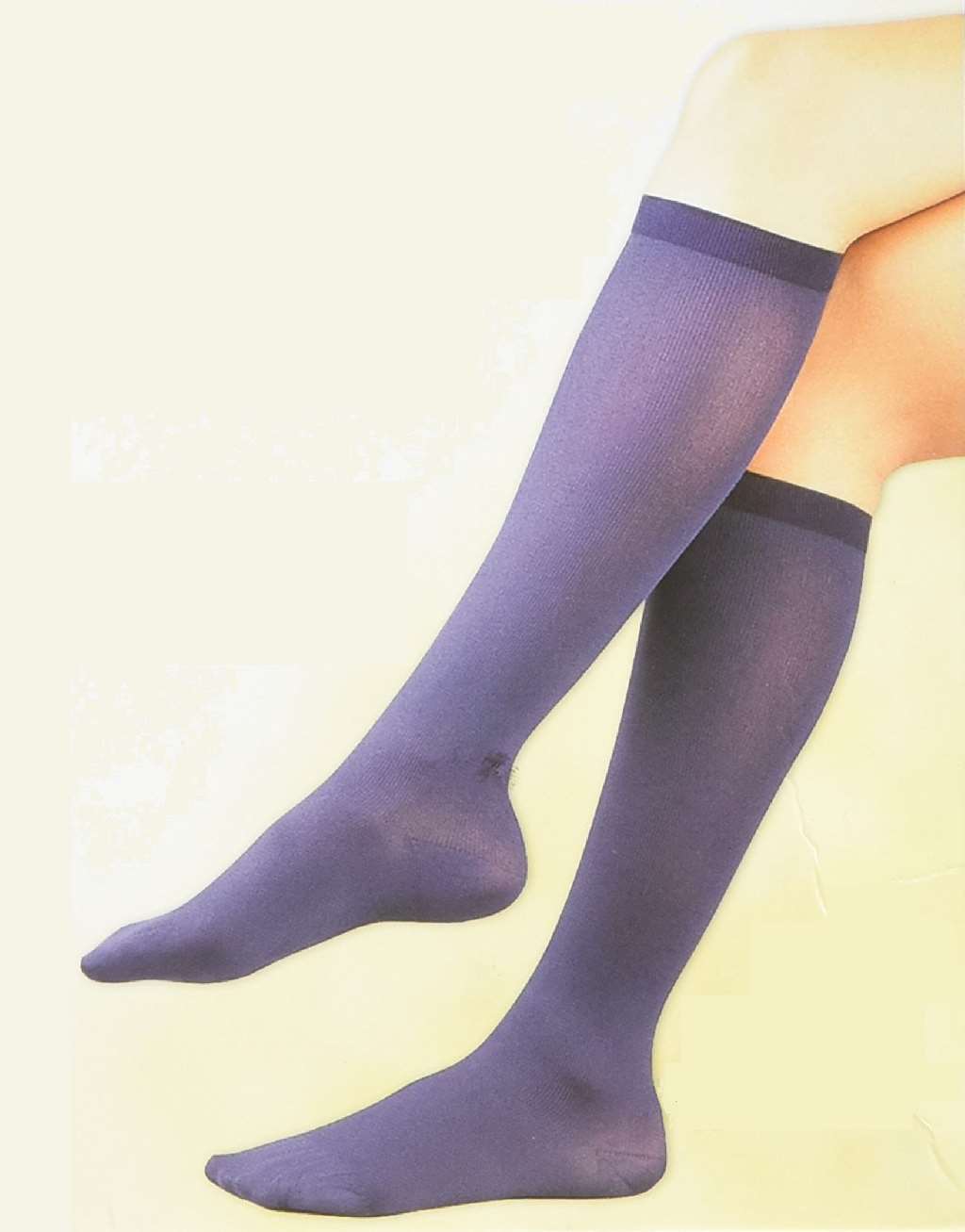 Activa Sheer Therapy Women’s Dress Socks 15-20mmHg (Navy) X-Large