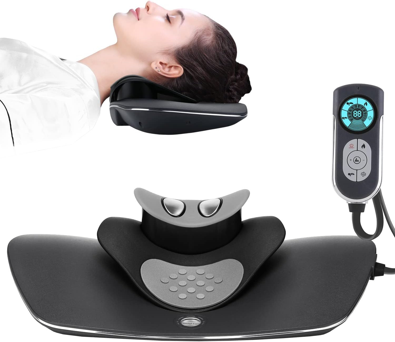 Multi-Functional Cervical Traction Device Electric Neck Stretcher with