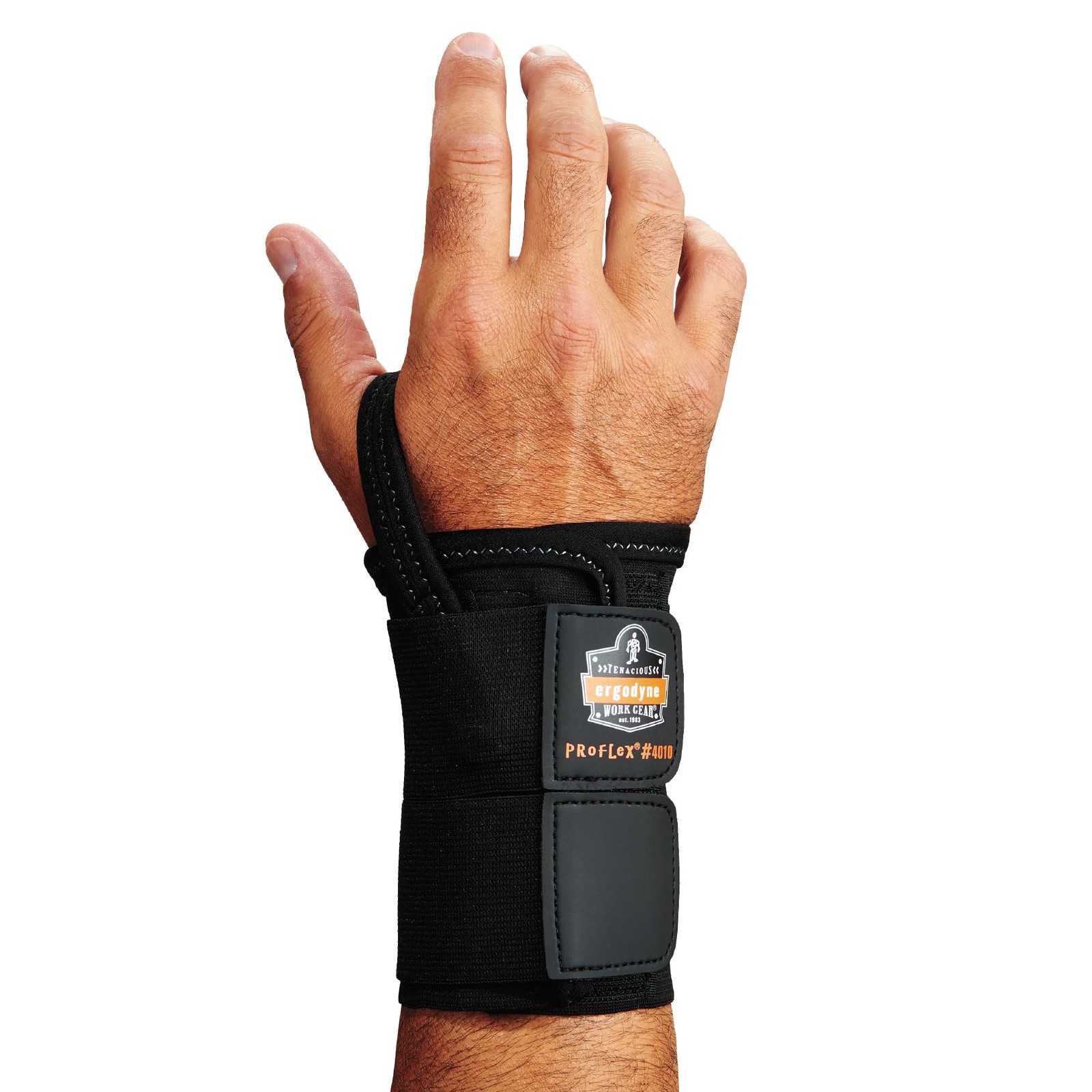 ProFlex 4010 Left Wrist Support, Medium, Black, Double-Strap, Compression