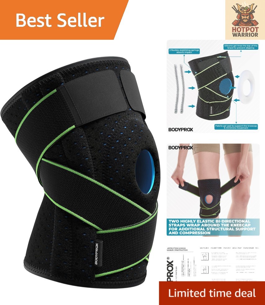 Knee Brace for Active Adults – Stabilizers & Gel Pads Integrated Design