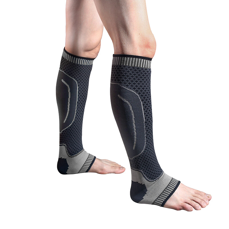 Ankle Brace Long Leg Compression Sleeve Support Socks Foot Fasciitis Pain Relief