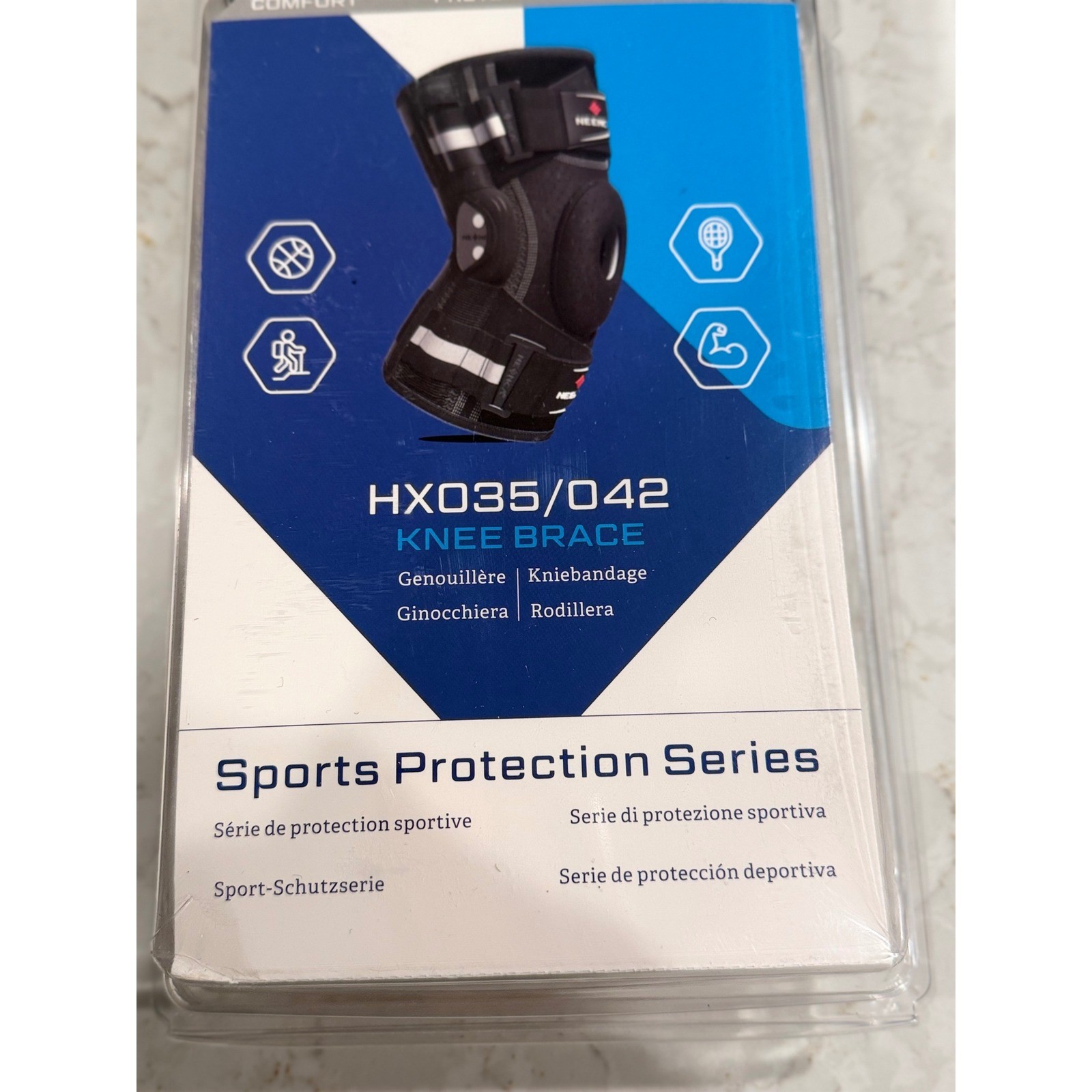 NEENCA Professional Knee Brace Hinged Support HX035/042 Black Size Medium NEW