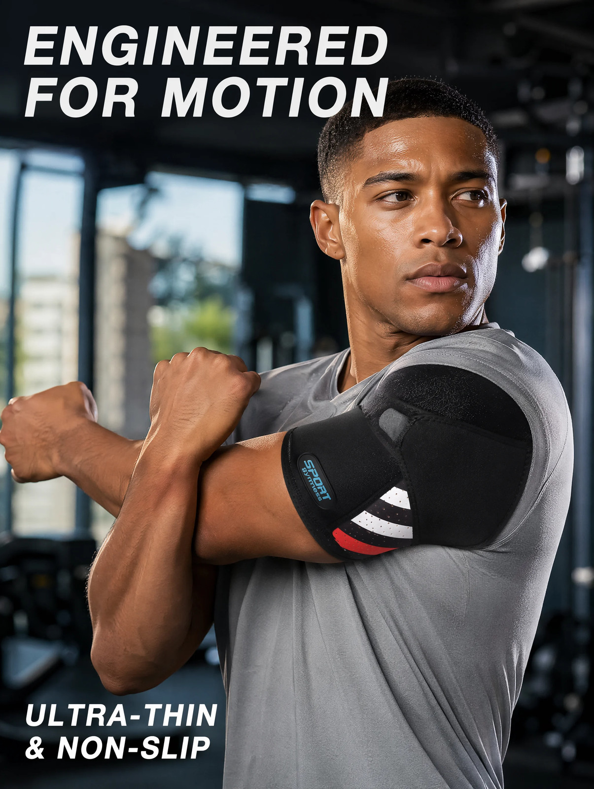 New Shoulder Support Brace, Adjustable Shoulder Stability Brace with Ice Pocket