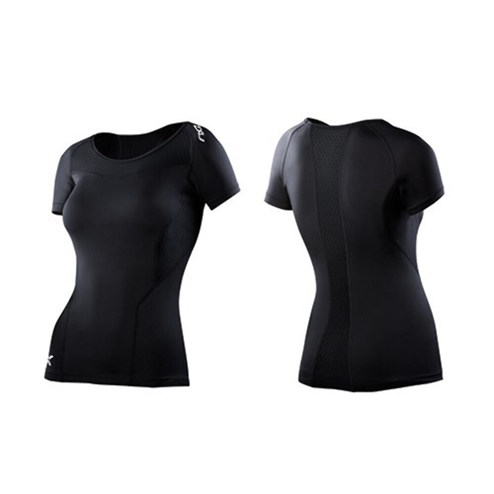 GREAT SAVINGS || 2XU Womens Compression Short Sleeve Top – Black