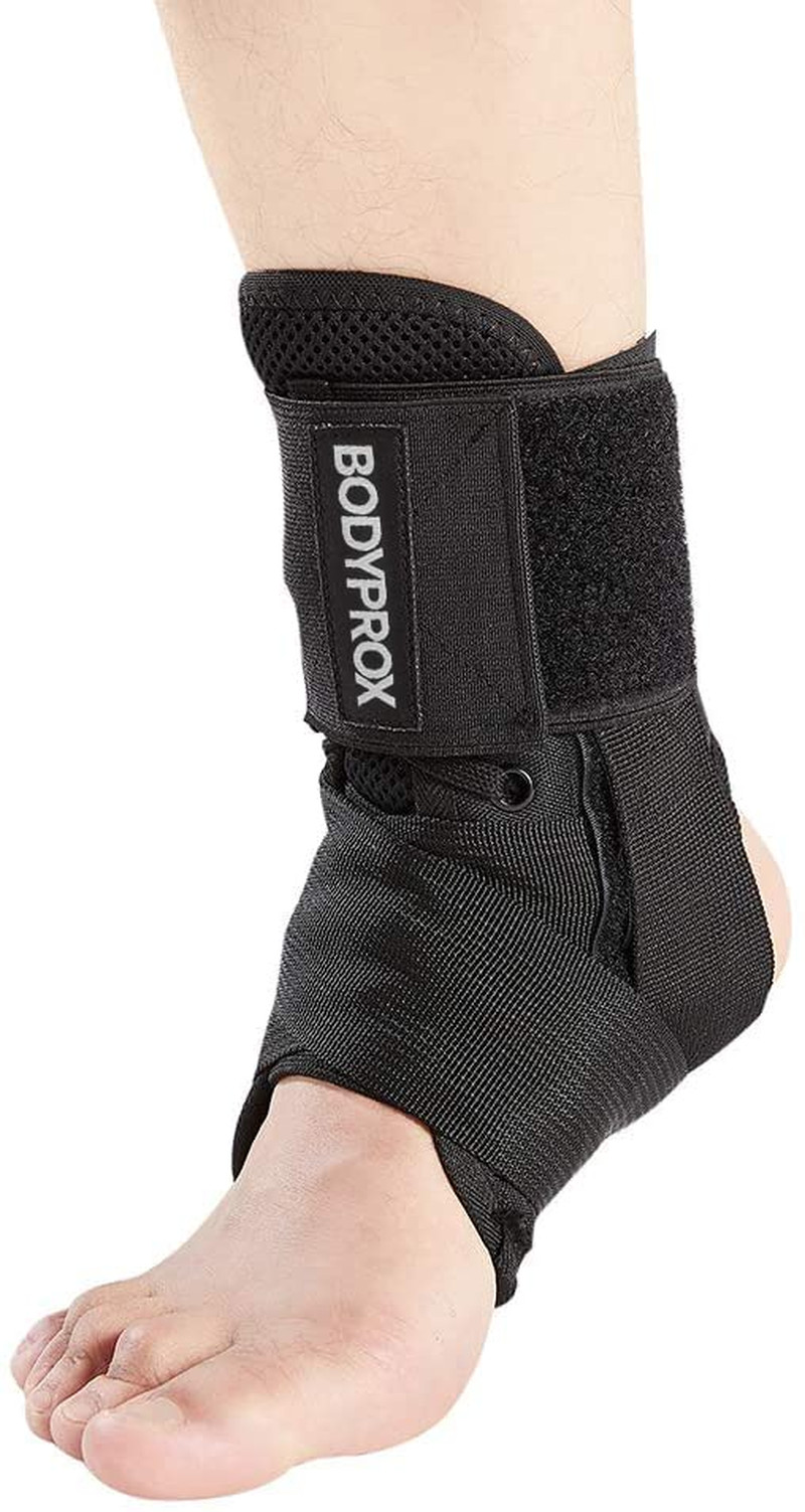 Ankle Brace Stabilizer Lace-Up Support for Sprains & Sports – All Sizes, Unisex