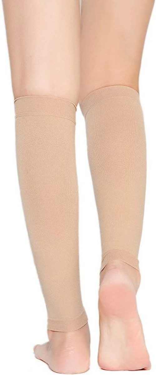 Calf Compression Sleeve for Men & Women, 1 Pair, Footless Compression Socks 2…