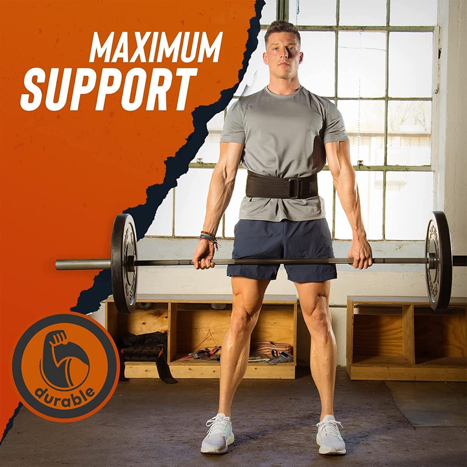 Adjustable Lumbar Support Lower Waist Back Belt Brace Pain Relief Women Men Gym