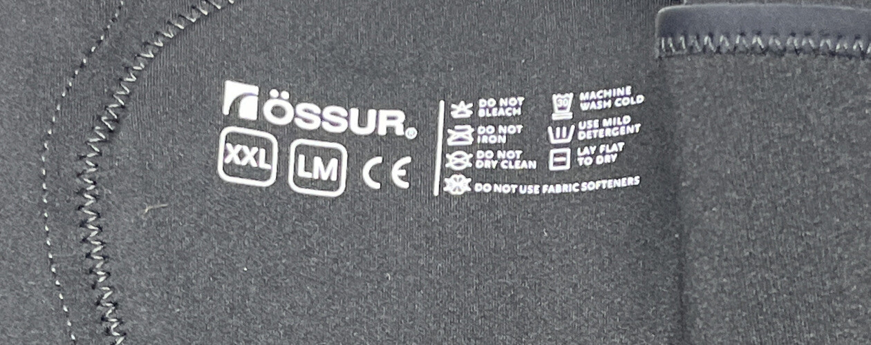 OSSUR Form Fit OA Wraparound Left Medial Knee Brace black XXL NEW