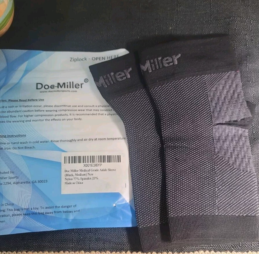 3 Copper Ankle Brace Socks, 2 Ankle Compression, 1 Elbow Compression Brace