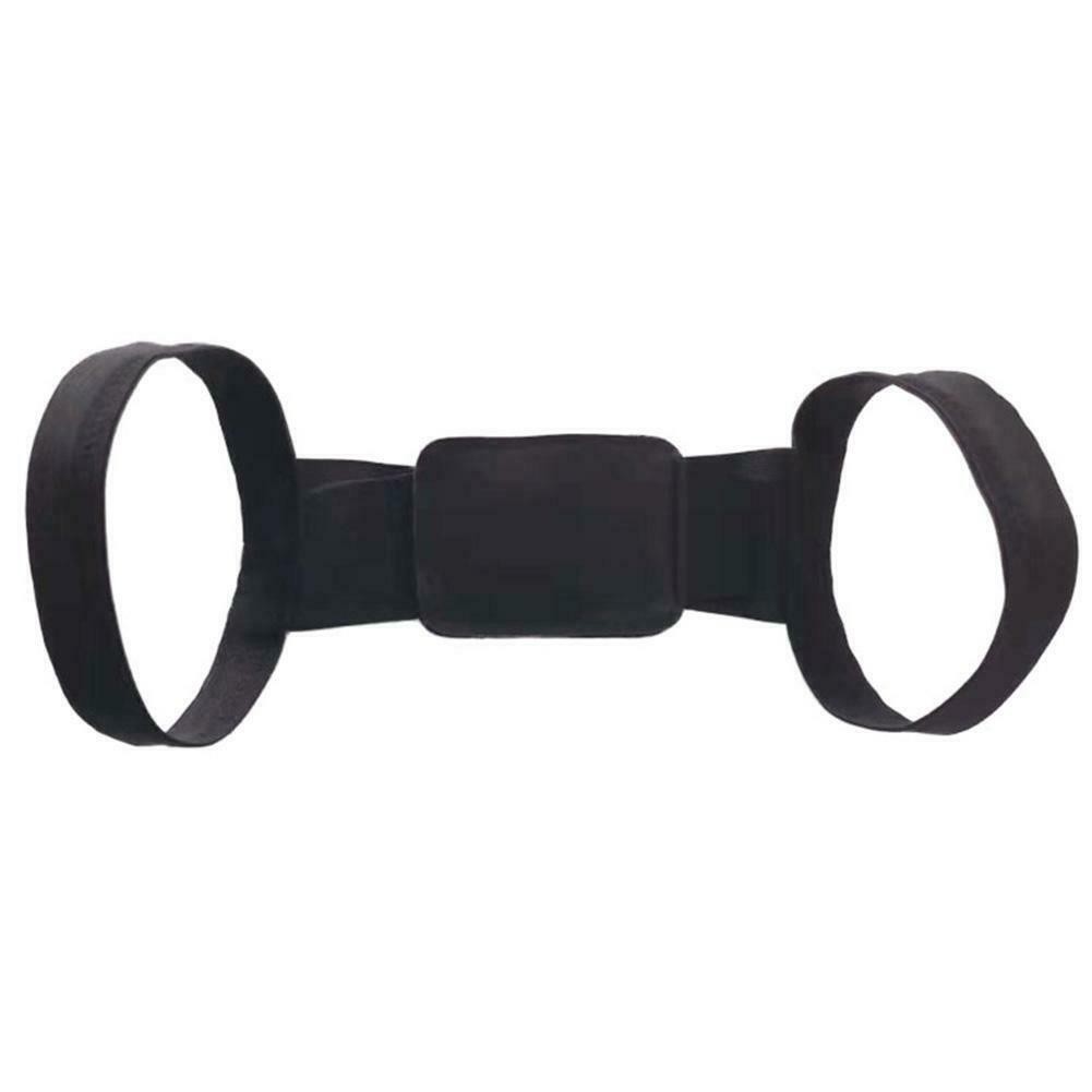 Back Support Correction Belt, Breathable 1PC for Home Travel (Black)