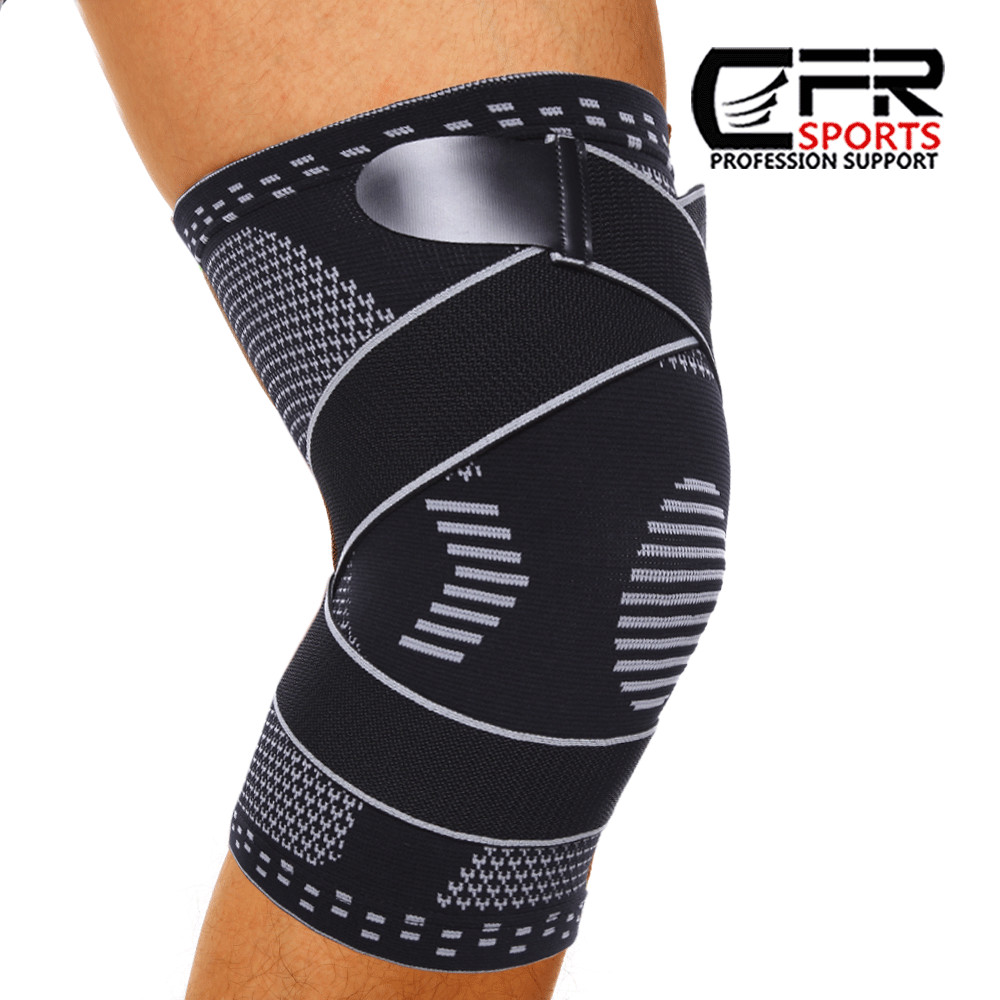 Copper Knee Brace Sleeve Patella Support Stabilizer Sport Joint Arthritis Relief