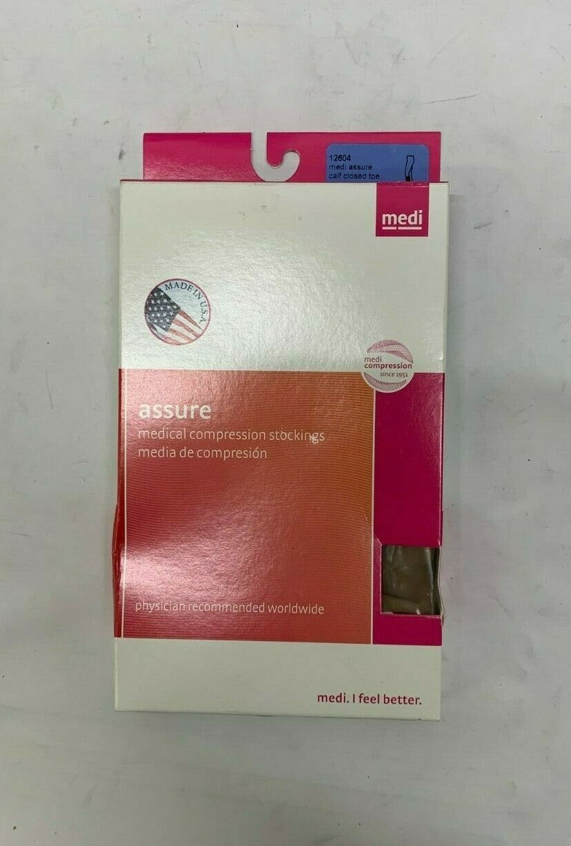 NEW Medi Assure Closed Toe Calf – 15-20 mmHg – Beige – Pick Your Size!