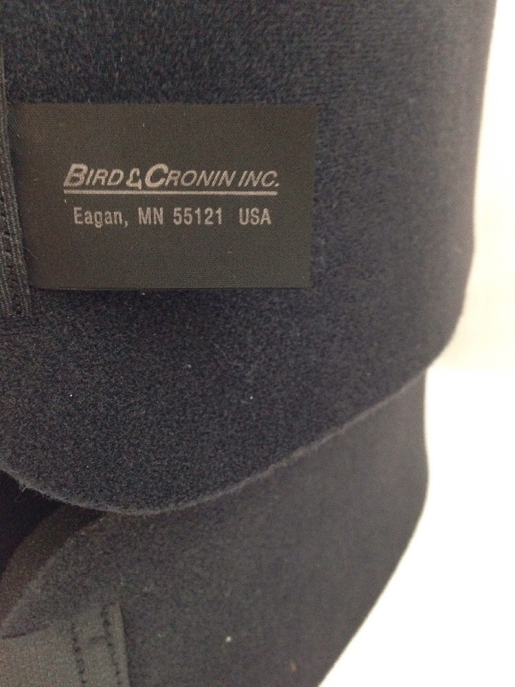 Back Foam Insert Bird & Cronin Inc Black 122865 Medium 3 Adjustable Rows