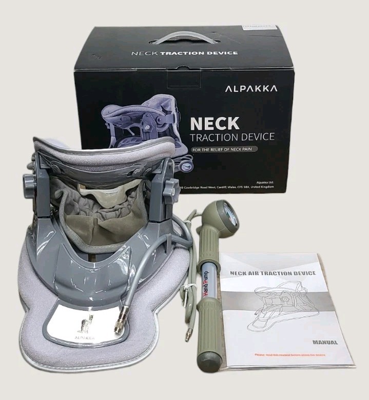 Alpakka Neck Adjustable Inflatable Traction Device for Relief Of Neck Pain