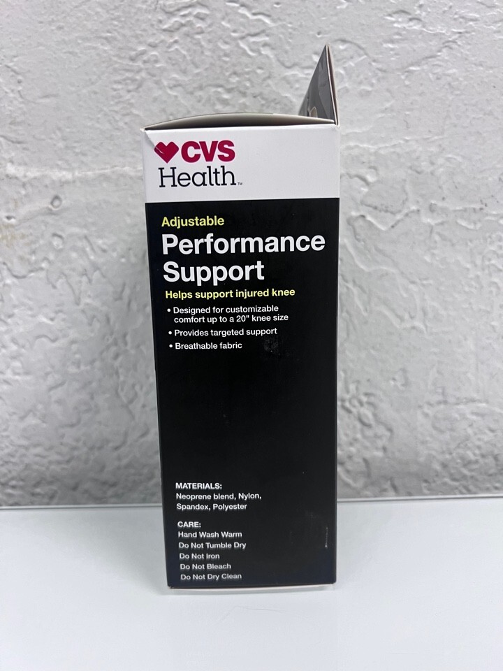 CVS Health Adjustable Performance Support Moderate Knee Support Brace