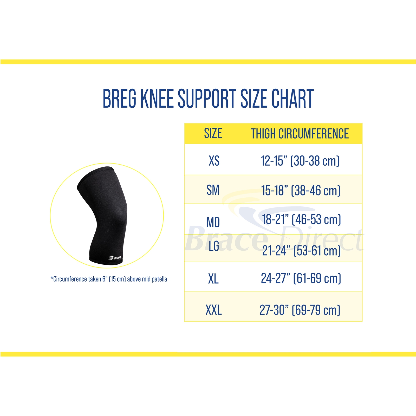 Breg Neoprene Knee Support- Open Patella