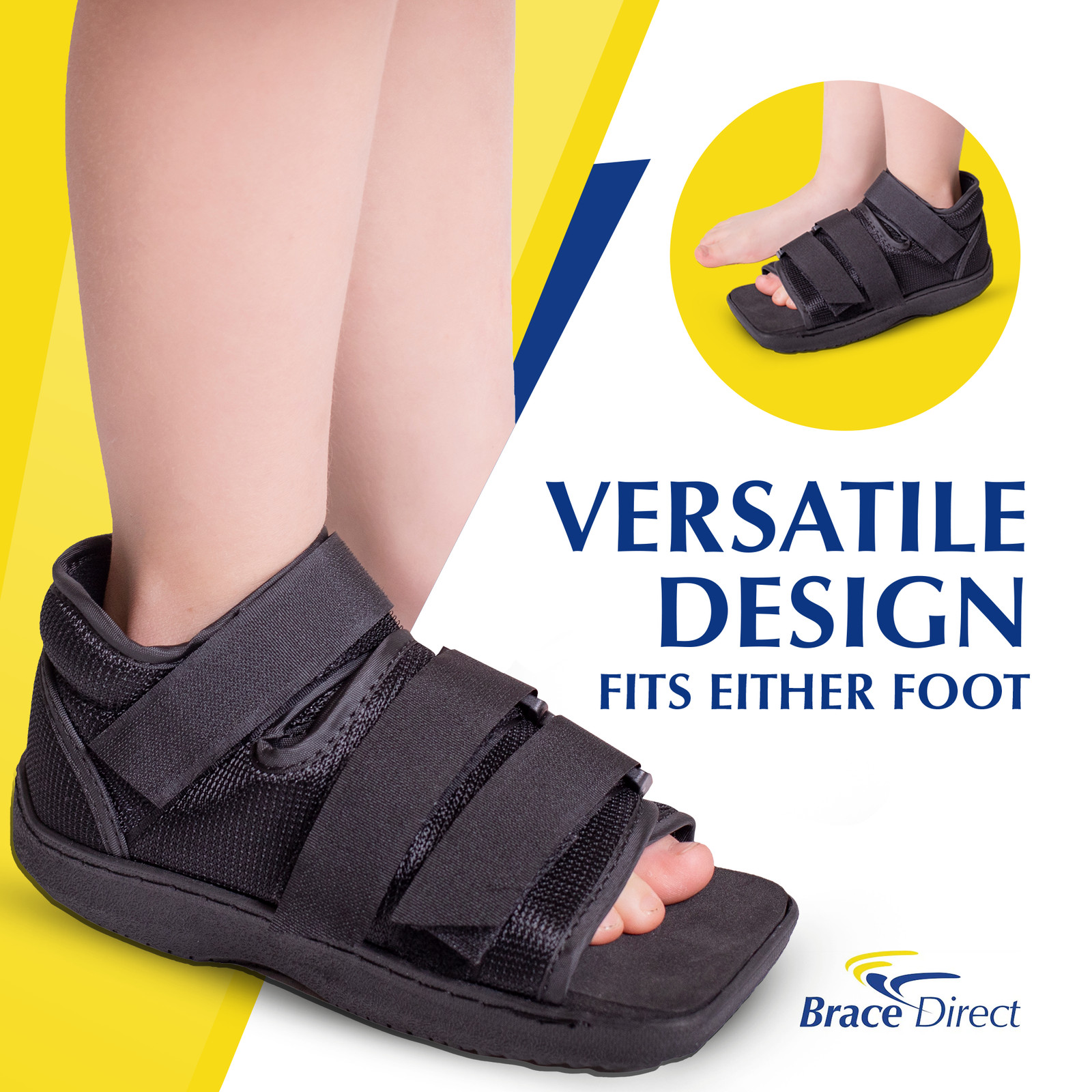 Pediatric Post Op Shoe- Square Toe Fracture Shoe- Multiple Sizes
