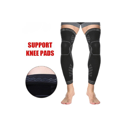 Full Leg Compression Sleeve Knee Support Brace for Sports Running Gym