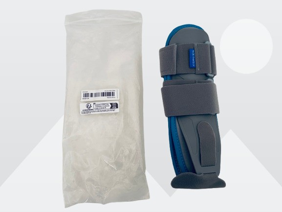 Collbath Foot Drop Brace Plantar Fasciitis Splint Adult Gray One Size
