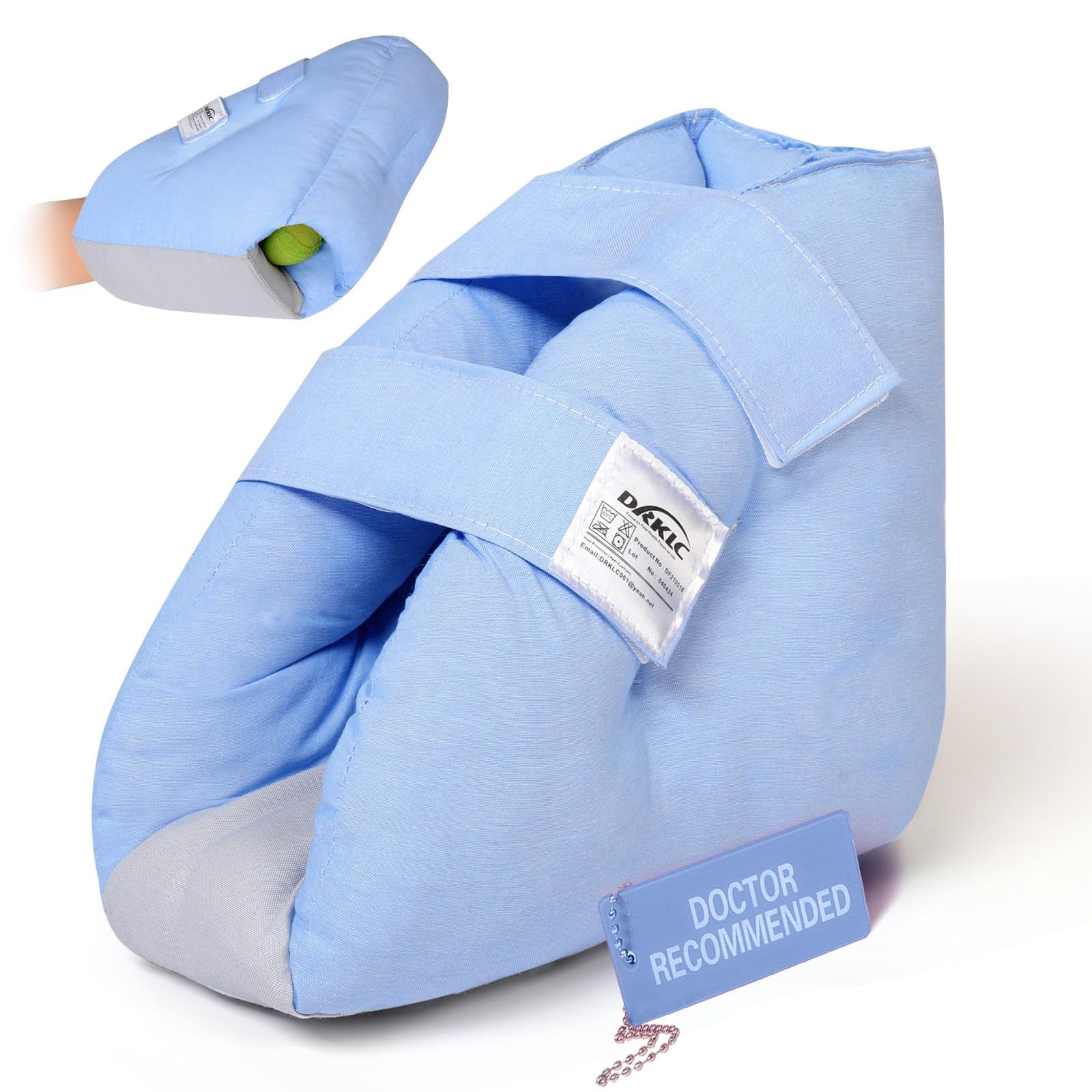 Adjustable Heel Protector for Pressure Sores, Foot Support Pillow for Surgery Re