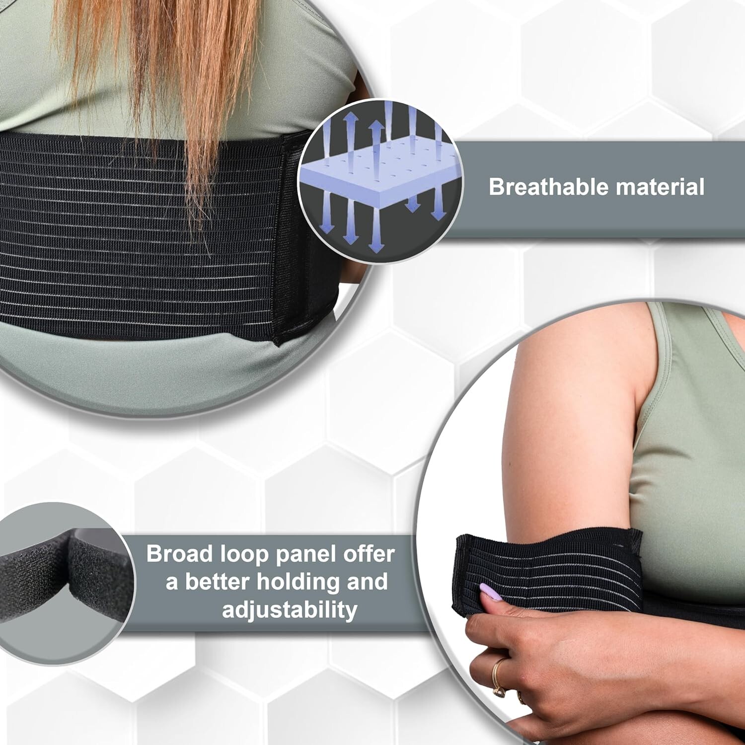 Left Right Shoulder Immobilizer Arm Sling Elastic Brace for Clavicle Collar B…
